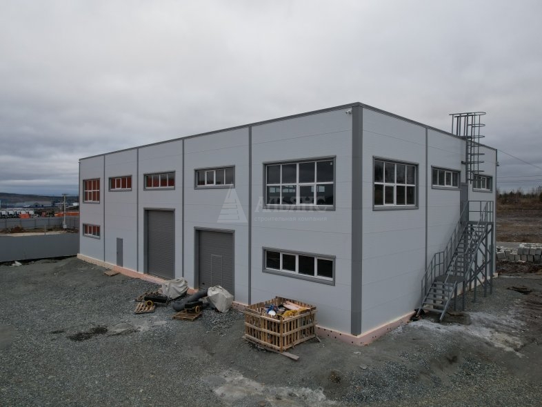 Цех с АБК из сэндвич-панелей - фото 2