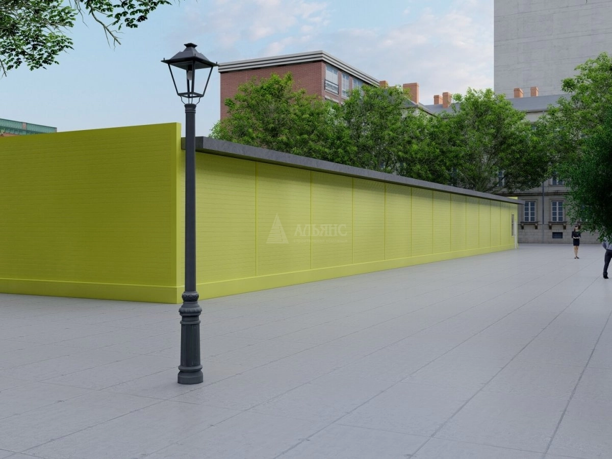 3D визуализация Проект павильона из сэндвич-панелей - фото 2